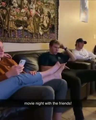 To discretely take a picture of someone’s feet