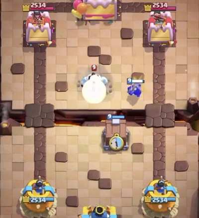 Redirect an ice golem from being able to kite your push, to targeting the building, therefore changing its path and getting quickly destroyed. Any building or spawner works! (Kite the kiter)