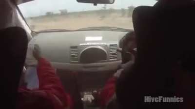 YOU ARE BREAKING THE CAR SAMIIIR!!!