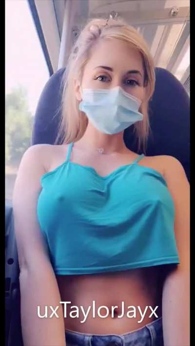 Bursting out on the train