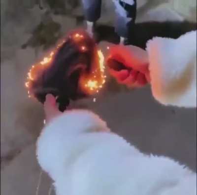 Steel wool on fire looks like a Disney movie scene