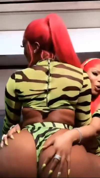 Nicki with Megan