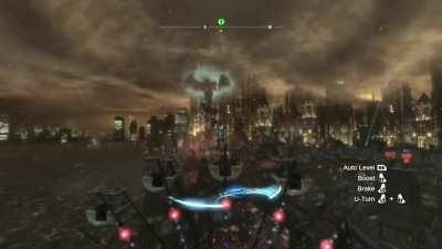 Azrael fails to catch the remote batarang and fucking dies