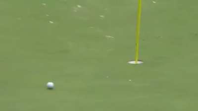 Skipping across a pond for a Hole-In-One