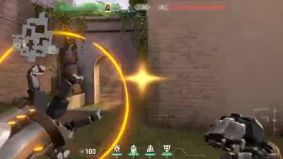 Flashing invincible wall?