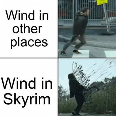 It must have been the wind
