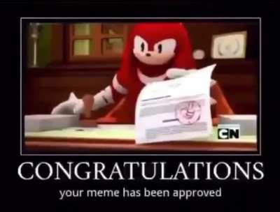 parabéns seu meme foi aprovado