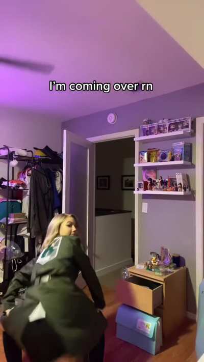She's coming for the rod