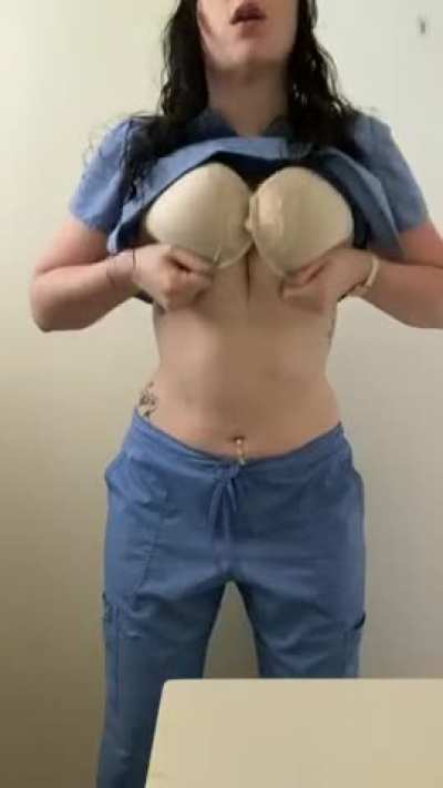 Drop in my scrubs before work