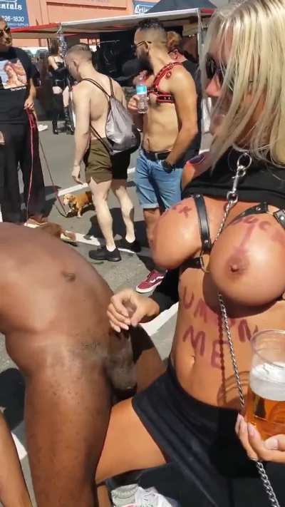 Handjob in Public