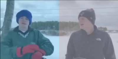 AuthRight and Centrist goes sledding! (I suck at editing)