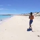 Bros saving an upturned turtle
