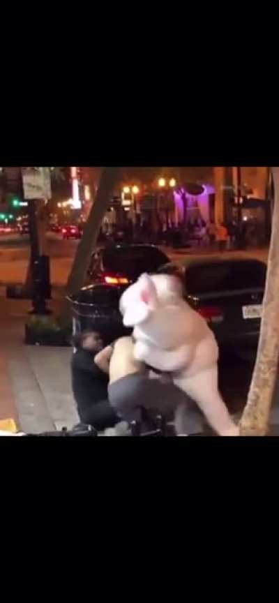 Easter bunny lost his sh**