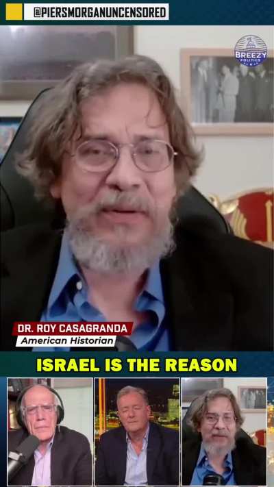 “No body is a bigger pariah than Israel” - Dr. Roy Casagranda