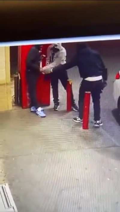 His friend was out.