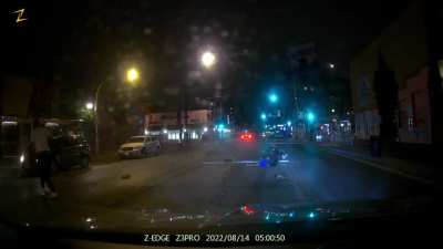 Hit and Run in Chicago this morning