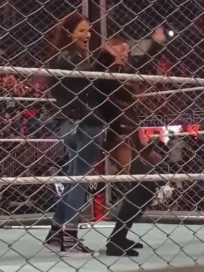 Three years ago, Becky Lynch gave us a little Jeff Hardy–style dance after her win in a steel cage match against Bayley