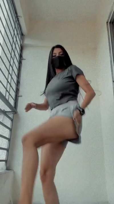 Bouncing babe