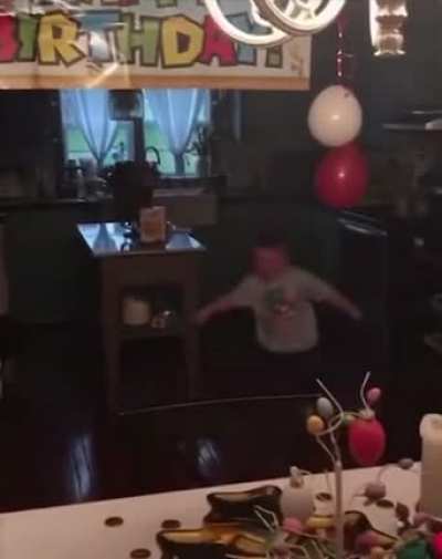 He was so happy