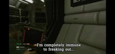 I'm not gonna freak out!
