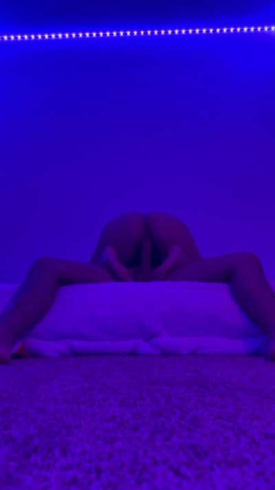 I love playing with his balls with my toes
