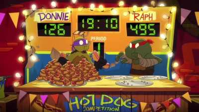 Hot dog eating contest