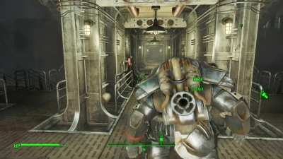 I didn't know power armor had a rotating fanny plate until Curie showed me hers
