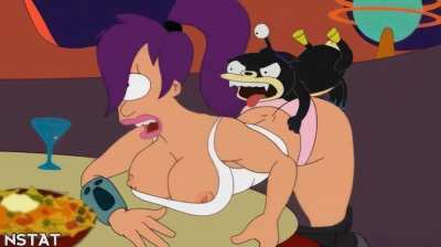 Leela taking a pounding 💦