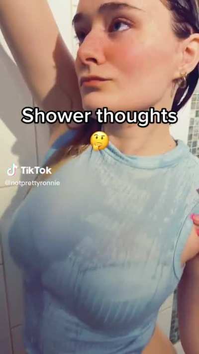 Big tits in the shower @notp<wbr>retty<wbr>ronni<wbr>e