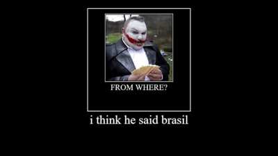 how did he get cheese from brasil?