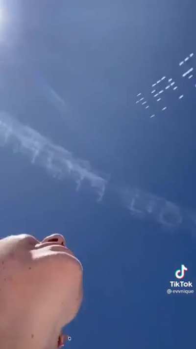 Sky writing