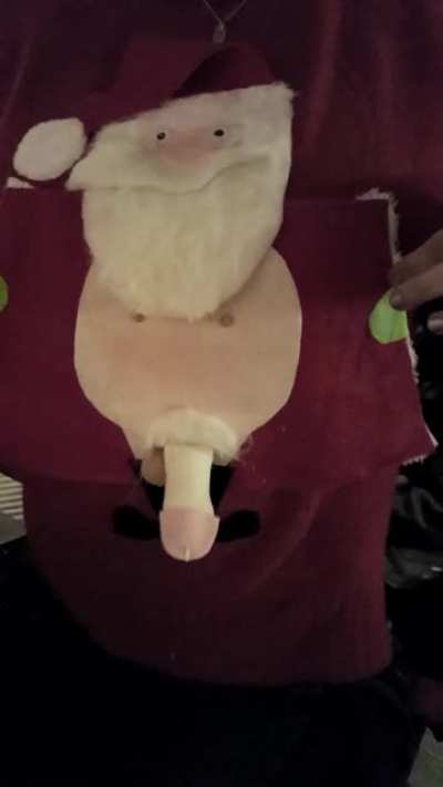 NSFW Naughty ugly Christmas sweater I made a few years ago