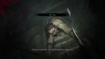 I wasn’t expecting her to jump out at that point. Nearly gave me a heart attack.