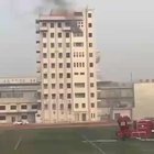Ракетная установка МЧС Китая для борьбы с пожарами в многоэтажных домах