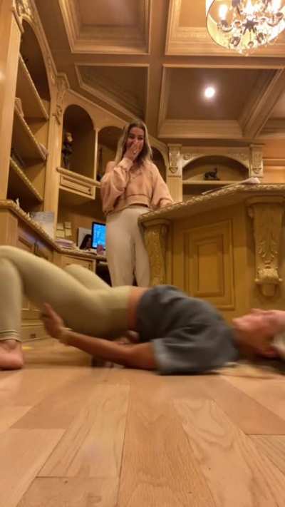 How to clean the floor in a very expensive kitchen.