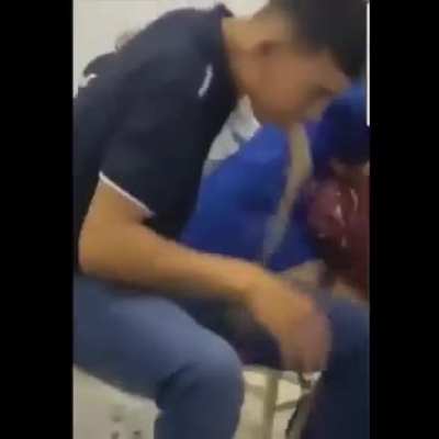 Dude couldn't hold in his feelings