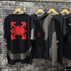 【BlackCat 】the long wait is worth! good printing and embroidery! OFF WHITE X Air Jordan T shirt and Hoodie are coming...and Gucci T shirt,givenchy, Mastermind japan X Greg lauren tee