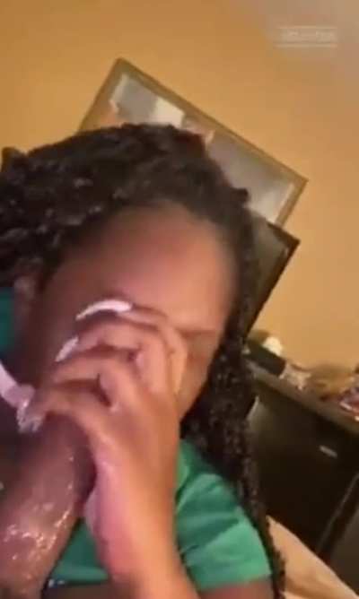 She give that crazy bitch head and gets a big facial