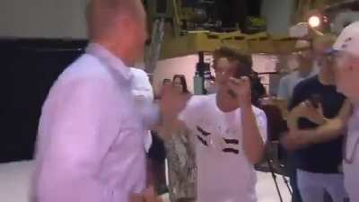 Dude cracks egg on Australian politician’s head