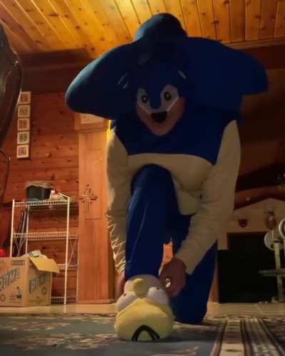 Gotta go fast