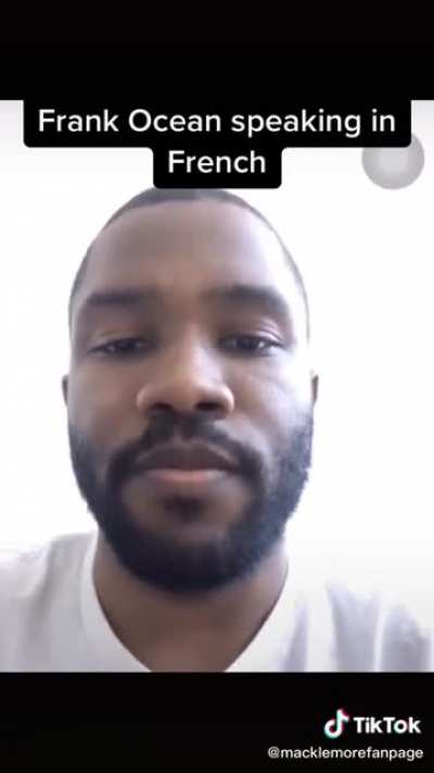 Frank practicing his French