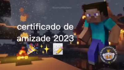 Certificado de amizade para 2023
