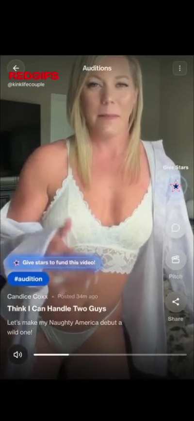 Omg so excited to share this with you!! I have the opportunity to be in MFM threesome with Naughty America 💕 please go vote for me! Link in the comments