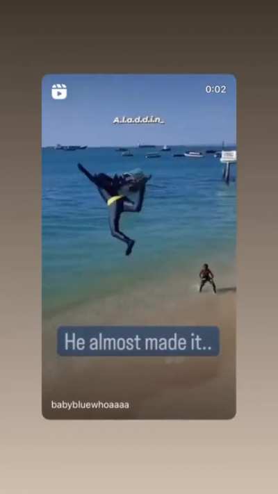 NGA THOUGH HE WAS GOIN TO MAKE ITðð