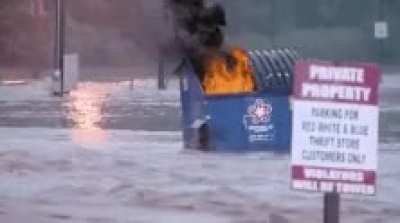 And so the dumpster fire is flooded away by the new year (only to be replaced by another)