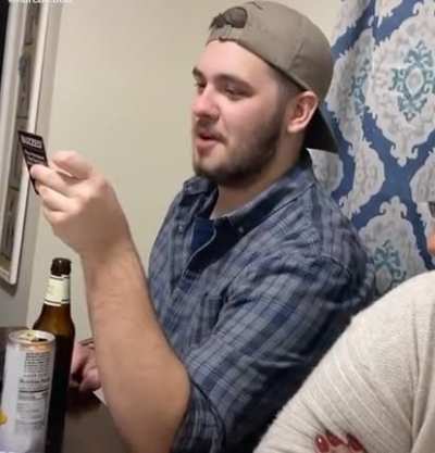 His look is priceless