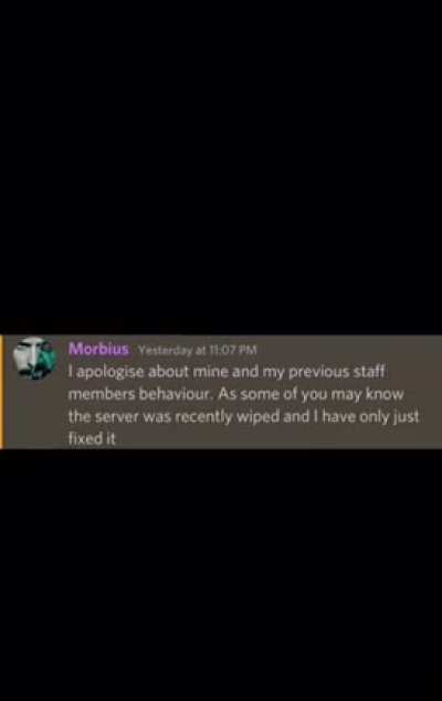 Morbius has revoked his based privileges