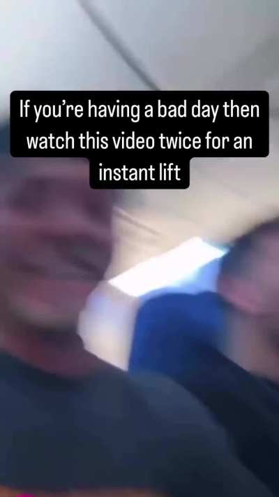 He had to do that just to get his friend's laugh going! That's hysterical!!