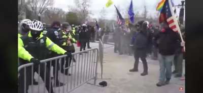 More chaos in D.C. as police clash with Trump supports in front of the U.S. Capitol