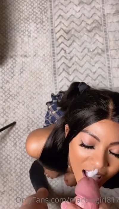 OF Chick Couldn't Handle the Cum